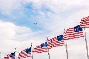 american flags, social security