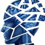 Mind broken into pieces to symbolize mental health trauma. Concept of Is Schizophrenia a Disability?
