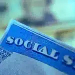 Close up shot of Social Security.